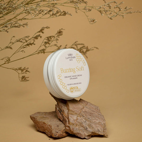 BUZZING SOFT <br/>Органичен крем за ръце за суха, напукана и чувствителна кожа