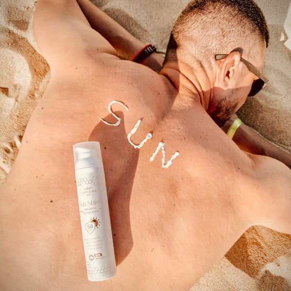 SUN SHIELD<br/>Минерална слънцезащита SPF 50 за чувствителна и атопична кожа, подходяща за деца и възрастни